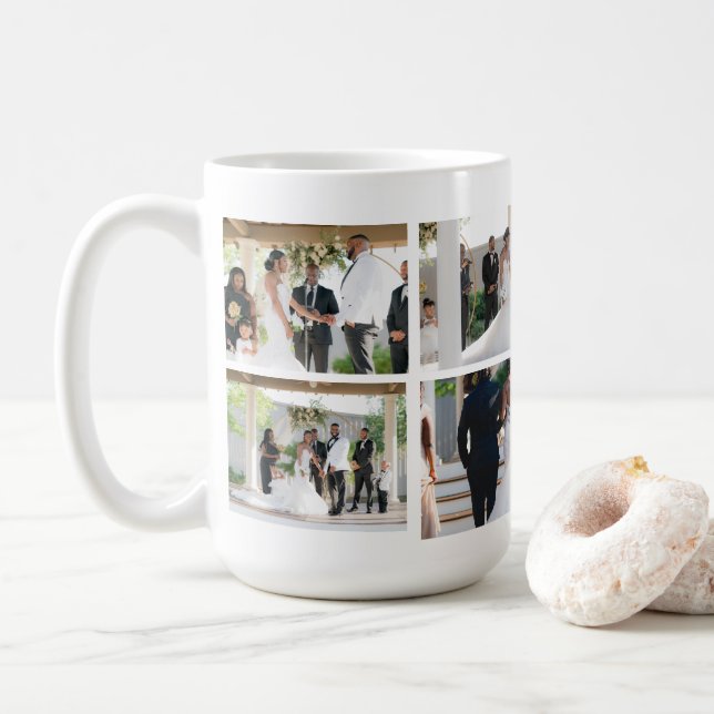 Personalized Wedding Specialty Mug with Black Love (With Donut)