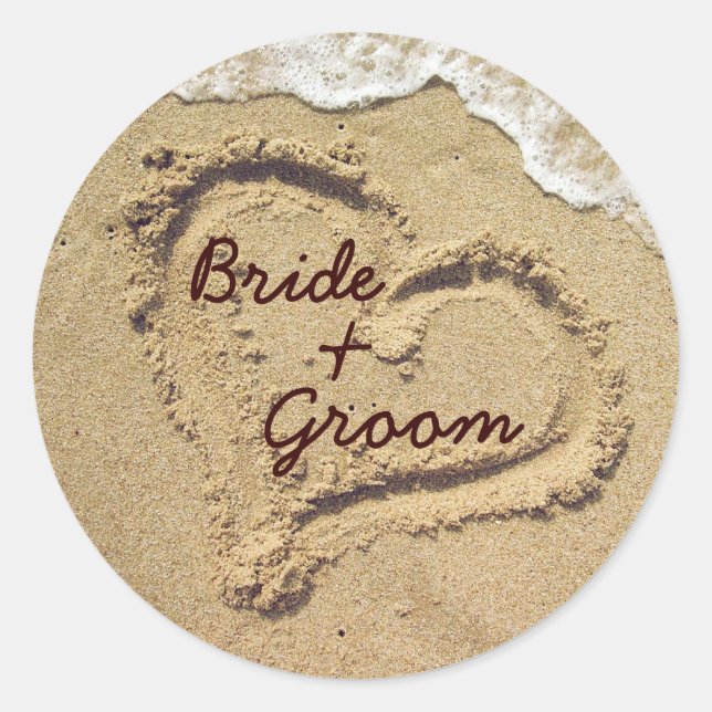 Personalized Wedding Stickers (Front)