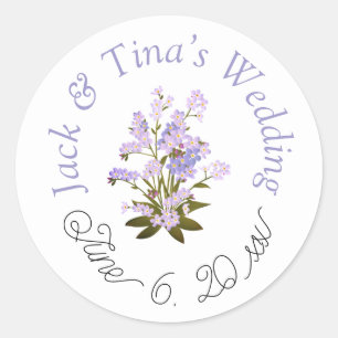 Personalized wedding stickers