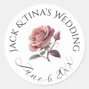 Personalized wedding stickers
