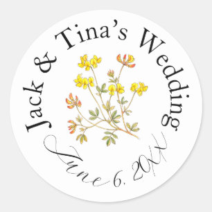 Personalized wedding stickers 