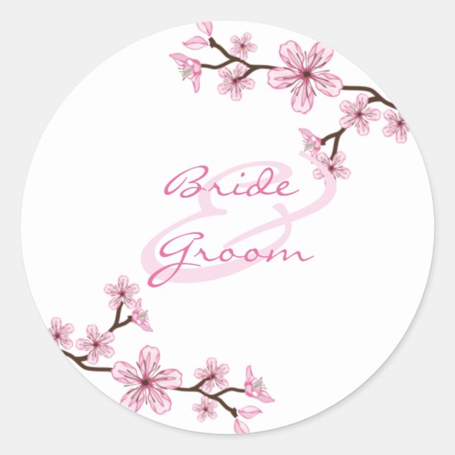 Personalized Wedding Stickers (Front)