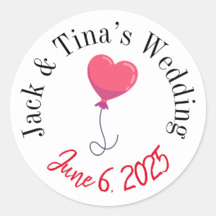 Personalized wedding stickers