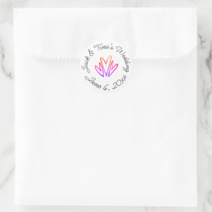 Personalized wedding stickers