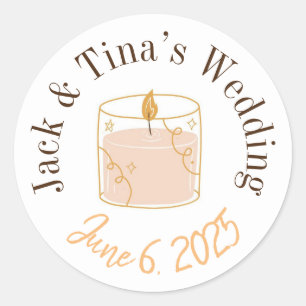 Personalized wedding stickers