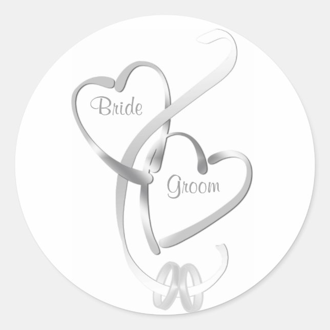 Personalized Wedding Stickers (Front)