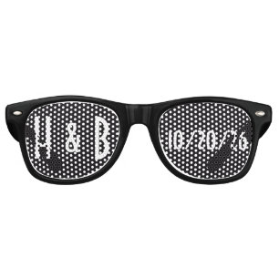 Personalized Wedding Sunglasses, Wedding Favours Retro Sunglasses