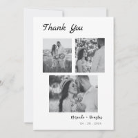 Personalized Wedding Thank You Card