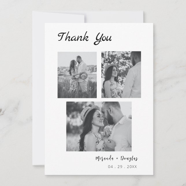 Personalized Wedding Thank You Card (Front)