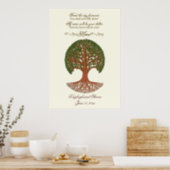 Personalized Wedding Tree Poster (Kitchen)