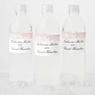 Personalized Wedding Water Bottle Label