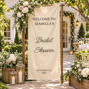 Personalized Wedding Welcome Bridal Shower Engaged Banner