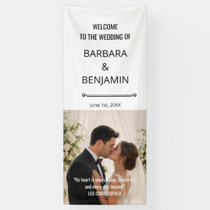 Personalized Wedding Welcome Custom Wedding Party Banner