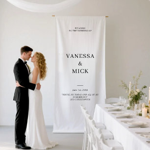 Personalized Wedding Welcome Custom Wedding Party Banner