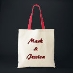 Personalized Wedding Welcome Tote Bag<br><div class="desc">Give your out-of-town guests a bag full of goodies that they can resuse again and again!</div>