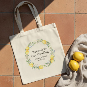Personalized Wedding Welcome Tote Bag for Guests