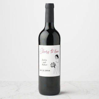 Personalized Wedding Wine Label