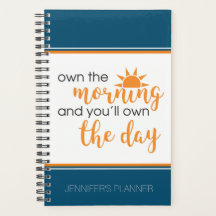 Personalized Weekly/Monthly Planner - Spiral Bound