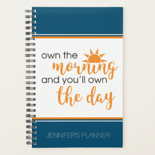 Personalized Weekly/Monthly Planner - Spiral Bound