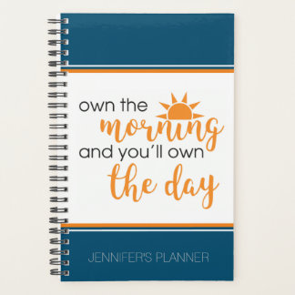 Personalized Weekly/Monthly Planner - Spiral Bound