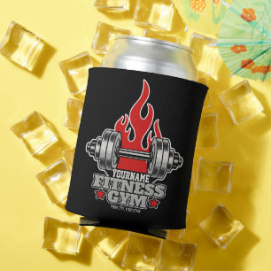 Personalized Weight Lifting Dumbbell Fitness Gym Can Cooler
