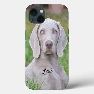 Personalized Weimaraner Puppy Dog iPhone 13 Case