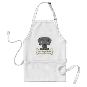 Personalized Weimaraner Standard Apron