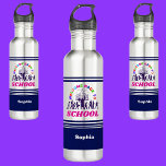 Personalized Welcome Back To School  710 Ml Water Bottle<br><div class="desc">Personalized Welcome Back To School stainless steel water bottle. Customize it with your name for a chic girly unique look.</div>