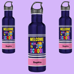 Personalized Welcome Back To School  710 Ml Water Bottle