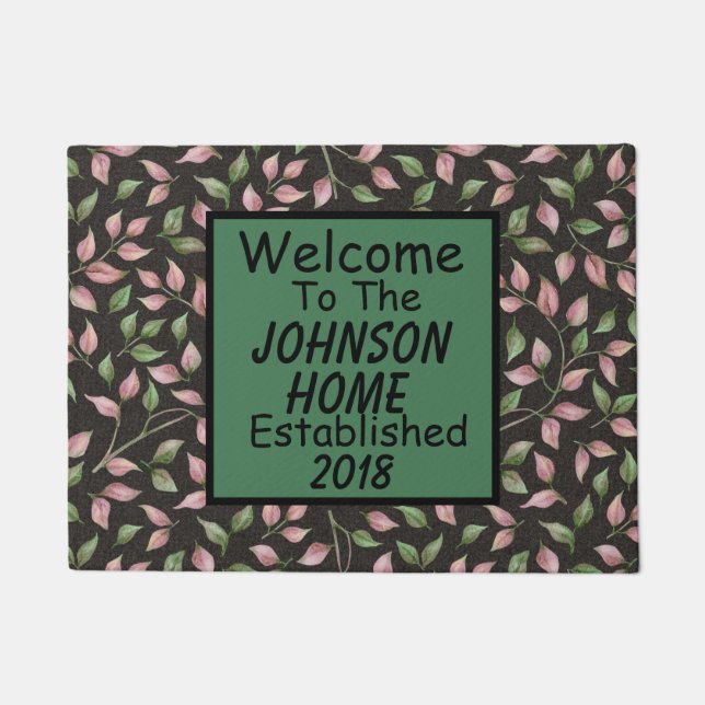 Personalized Welcome Doormat (Front)
