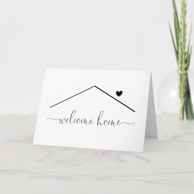 Personalized Welcome Home Card (Front)