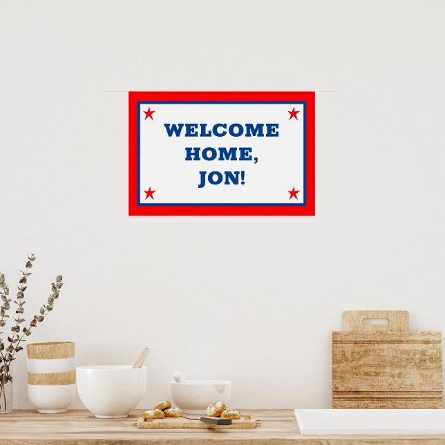 Personalized Welcome Home Poster (Kitchen)