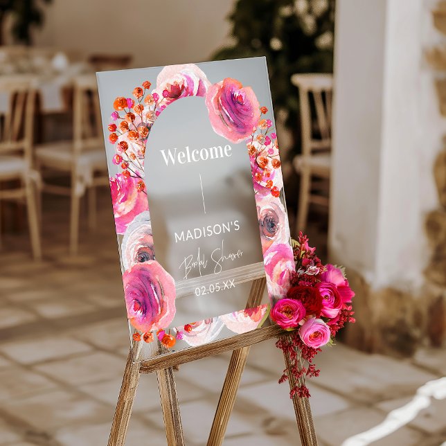 Personalized Welcome Sign Clear Acrylic (Creator Uploaded)