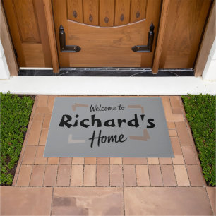 Personalized Welcome Sign - “Welcome to Richard’s Doormat
