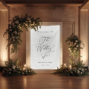 Personalized “Welcome to Our Wedding” Banner