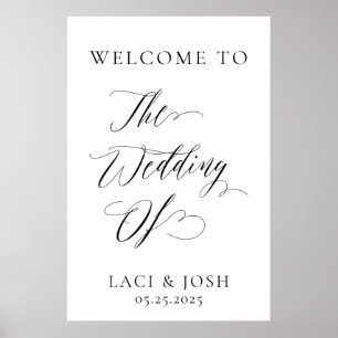 Personalized Welcome to Our Wedding Sign   Custom 