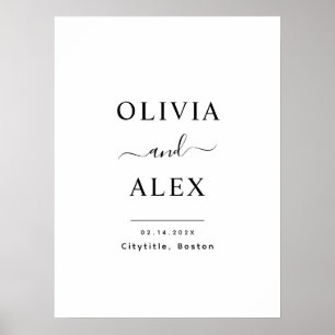 Personalized Welcome Wedding Poster
