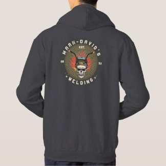 Personalized Welder Metal Worker Welding Workshop Hoodie