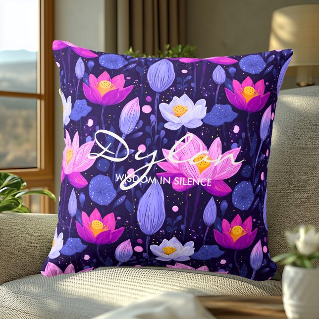Personalized Wellness Pillow & Botanical Pattern (Creator Uploaded)
