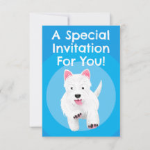 Personalized west highland terrier birthday