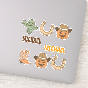 Personalized Western Halloween Fun Set 