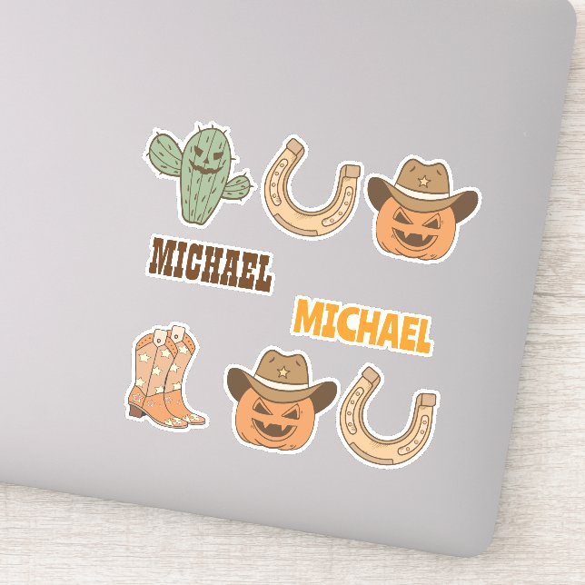 Personalized Western Halloween Fun Set  (Detail)