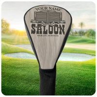 Personalized Western Rifle Guns Old Saloon Bar