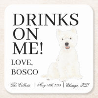 Personalized Westie West Highland Terrier Wedding