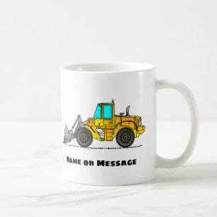 Personalized Wheel Loader Mug, Loader Operator Gif Coffee Mug