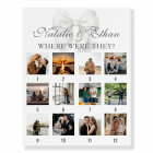 Personalized Where Were They Bridal Shower Game