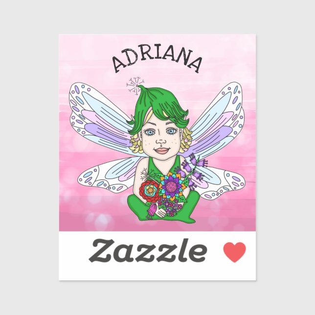 Personalized Whimsical Fairy Name    (Sheet)