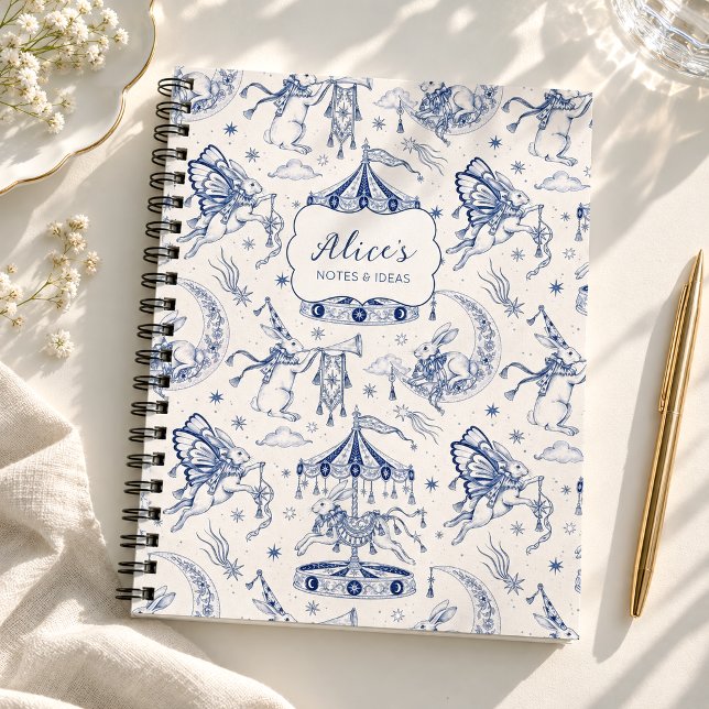 Personalized Whimsical Rabbit Notebook (Creator Uploaded)