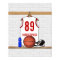 Personalized White and Red Basketball Jersey