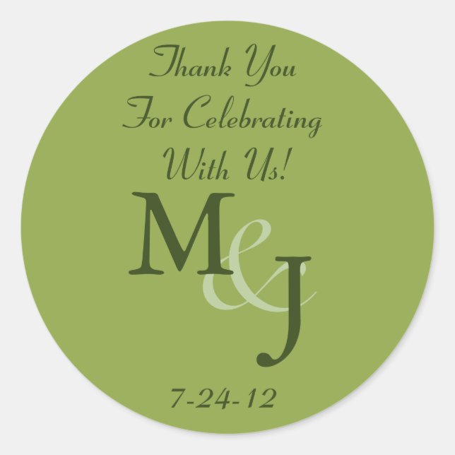 Personalized White Daisy Wedding Favour Labels (Front)